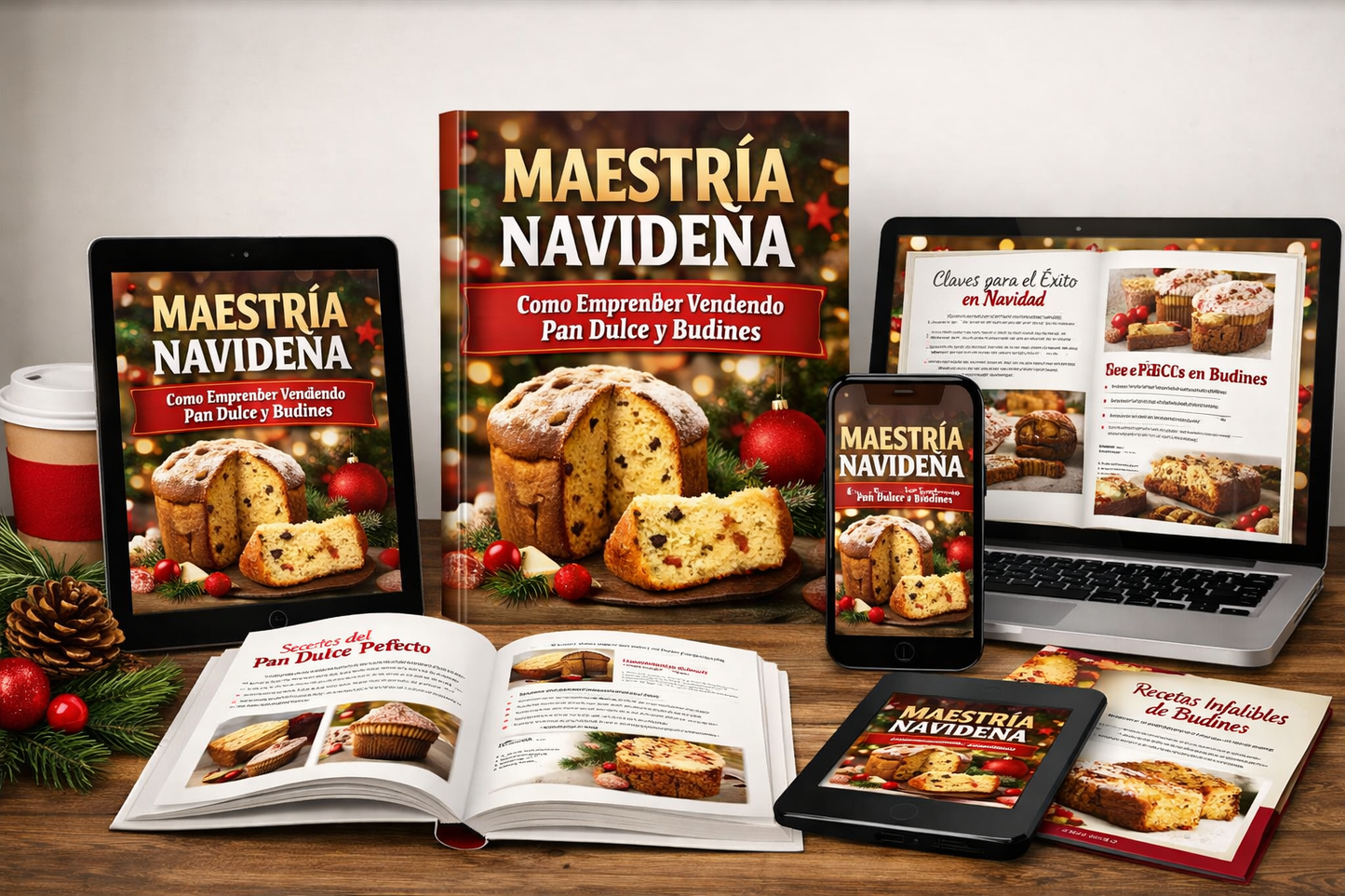 Maestría Navideña: “APRENDÉ a hacer Pan dulce y Budines y EMPRENDÉ YA desde casa”