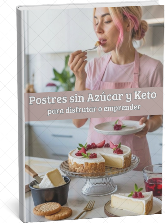 POSTRES KETO Y SIN AZÚCAR