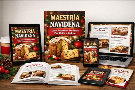 Maestría Navideña: “APRENDÉ a hacer Pan dulce y Budines y EMPRENDÉ YA desde casa”